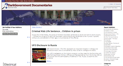 Desktop Screenshot of documentary.darkgovernment.com