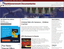 Tablet Screenshot of documentary.darkgovernment.com
